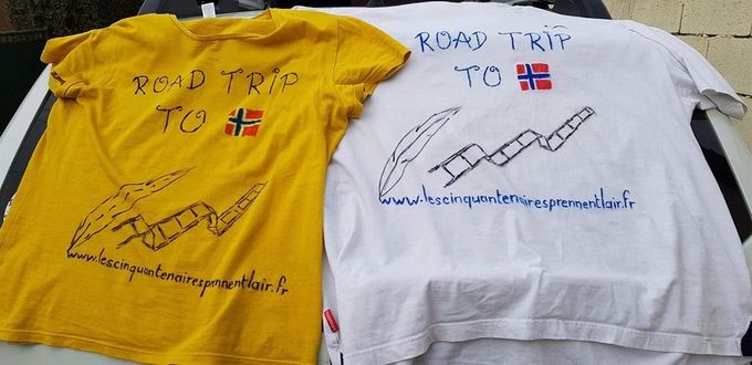 Road Trip Norvège J-100 : pour notre percent, création de T-shirts personnalisés